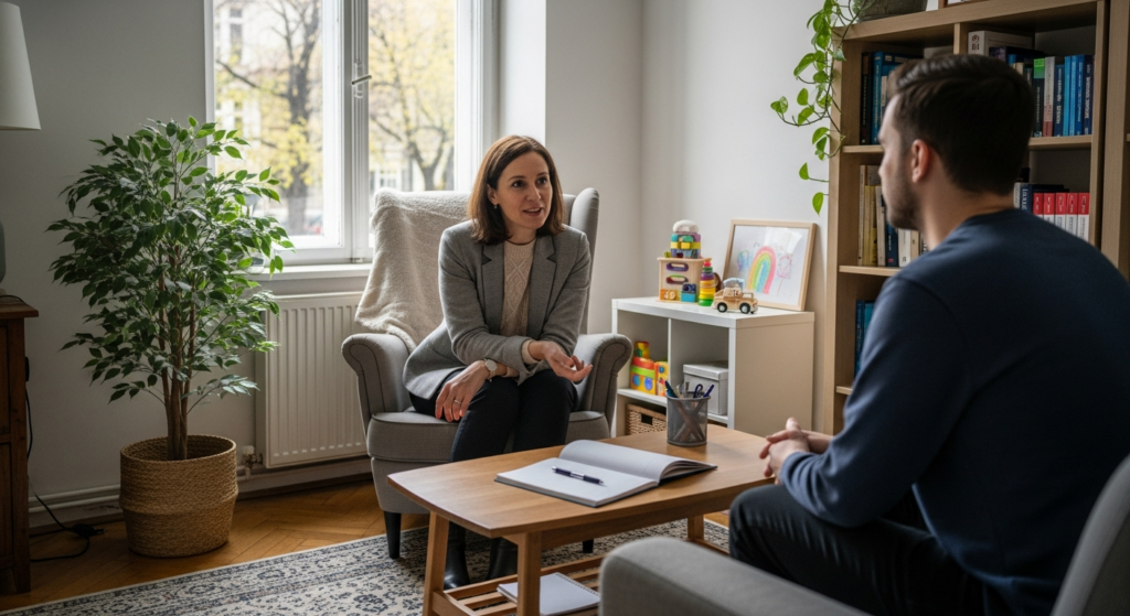 pszichológus Budapest II. kerületben bizalmas első terápiás konzultáció